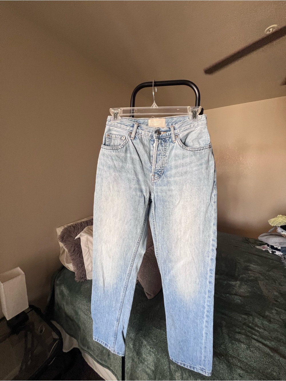 Everlane Light Wash Women’s High-Rise Jeans - Casual Everyday Style